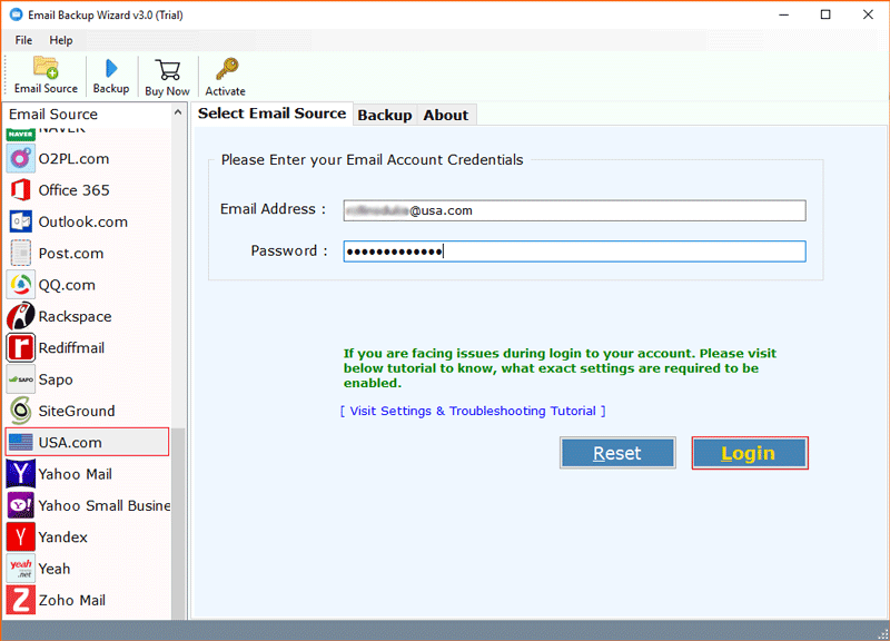 HostGator Backup Software screenshot